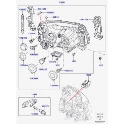 XZQ000011 - Ampoule de phare h7 range rover l322 3.6 tdv8