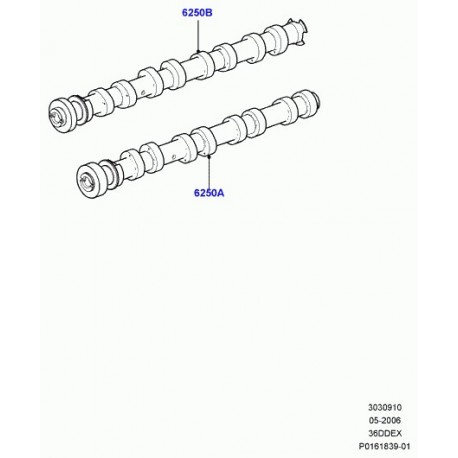 Land rover arbre a cames Range L322,  Sport (LR001853)