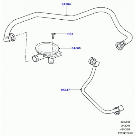 Land rover soupape Range Sport (LR003380)