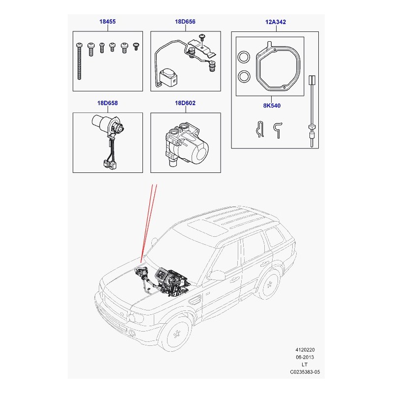 Sonde Capteur Filtre à Carburant Discovery III Range Rover Sport