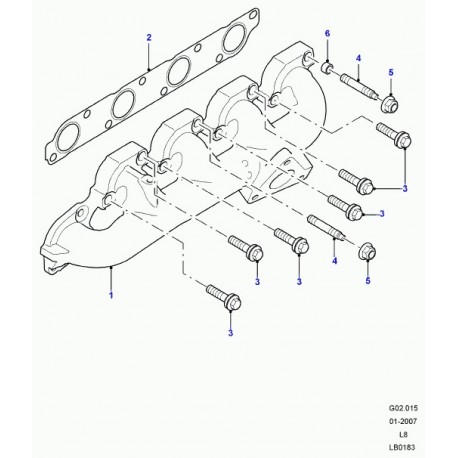 Land rover joint Defender 90, 110, 130 (LR004393)