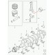 piston avec axe et segments Defender 90, 110, 130