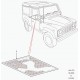 tapis de coffre caoutchouc marque land rover Defender 90