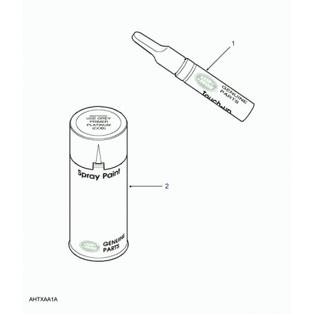 Land rover peinture bombe aerosol Defender 90, 110, 130, Discovery 3, Range L322, Sport (LR005714)