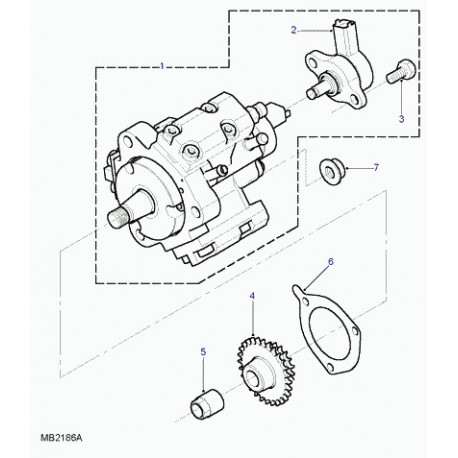 Land rover pompe d'injection Freelander 1 (LR005959)