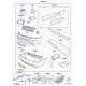 Land rover grille entree d'air droit  Range Sport (LR006305)