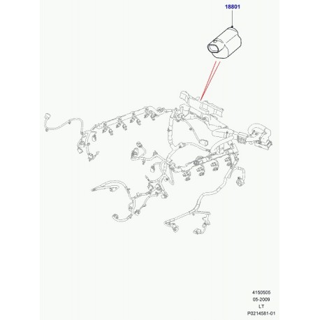 Land rover condensateur de deparasitage Range Sport (LR008880)