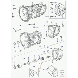 Pommeau de levier de vitesse Defender 300tdi/TD5 - oem