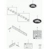 embleme plastique Defender 90, 110, 130