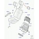 Land rover garnissage coussin de siege Range L322 (LR010898)