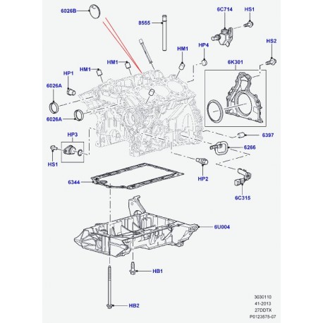 Land rover jambe de force Discovery 3, Range Sport (LR011693)