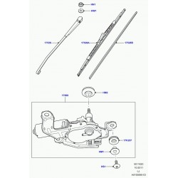  Ensemble d'essuie-glace avant plat sans cadre Aero HQ  Automotive - ADA62-621 Twin Box L322