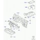 Land rover garniture d'insonorisation tunnel Discovery 3 (LR013225)