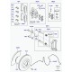 jeu pieces fixation plaque porte garniture Discovery 3, 4, 5, Range L322, L405, Sport