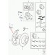 disque de frein arriere non ventile Defender 90, 110, 130