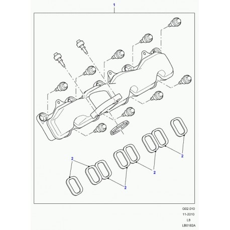 Land rover bague d'etancheite Defender 90, 110, 130 (LR018370)