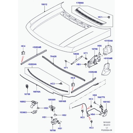 Land rover joint Range L322 (LR018823)