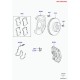 etrier frein ss plaq. porte garnit. Range L322