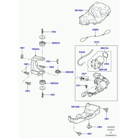 Land rover vis Discovery 3, Range Sport (LR019943)