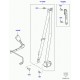 ceinture de securite avant gauche Discovery 3, Range Sport