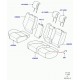 Land rover garniture dossier de siege arrière Range Sport (LR020584)