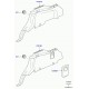 Land rover panneau de garnissage de custode Range Sport (LR021506)