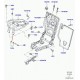 Land rover recouvrement support siege arrière Discovery 3, Range Sport (LR021535)