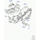 Land rover panneau console support Discovery 3 (LR029760)
