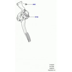 support de pédale d'accélérateur - SERIE04 SARL