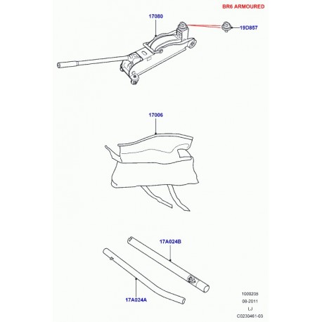 Land rover cric Range L322 (LR031199)