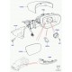 couverture boitier de retroviseur Discovery 3, Range L405, Sport