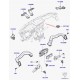 Land rover tubulure d'entree d'air Range L405,  Sport (LR035506)