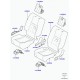 Land rover revetement coussin de siege Range L405 (LR036980)