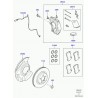 etrier frein ss plaq. porte garnit. Range Sport