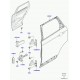 Land rover joint limiteur ouverture de porte Range L405,  Sport (LR038267)