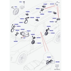 Commander amplificateur antenne radio Discovery 3, Range Sport LAND ROVER  (LR029700) pas cher sur RLD Autos