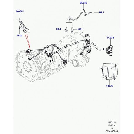 Land rover cablage boite de transfert Range L405,  Sport (LR040627)