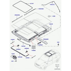 DEFLECTEUR D'AIR POUR RANGE ROVER SPORT Pack de 4 pièces de qualité