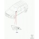 Land rover etiquette identification vehicule Evoque (LR040883)