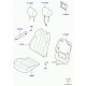 Land rover garnissage coussin de siege Range Sport (LR041981)