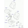 revetement coussin de siege gauche  Range Sport