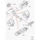commutateur planche de bord Evoque