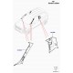 Land rover garnissage superieur montant b Evoque (LR043419)