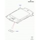Land rover garnissage de pavillon Evoque (LR043591)