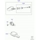 recepteur commande dist. a radio Discovery 3, Evoque, Range L322, L405, Sport