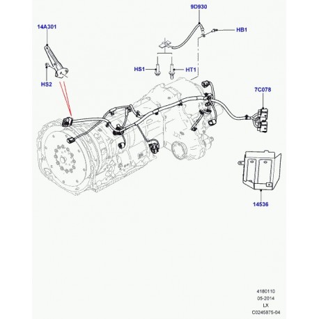 Land rover goujon Range L405,  Sport (LR044899)