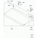 Land rover appui-panneau recouv. coffre bag. Evoque (LR046937)