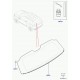Land rover glace panneau arriere Evoque (LR049350)