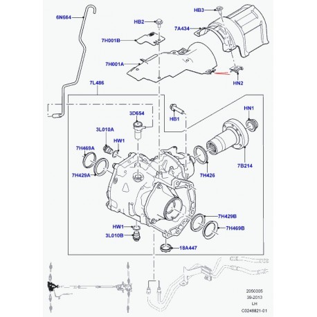 Land rover tube reniflard Evoque (LR049836)