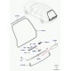 Land rover moulure extérieur hayon Range L405 (LR052124)